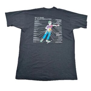 Vintage Fruit Loom Shirt Mens 2xl Dartshooter Darts Pocket Target Funny Beer Bar